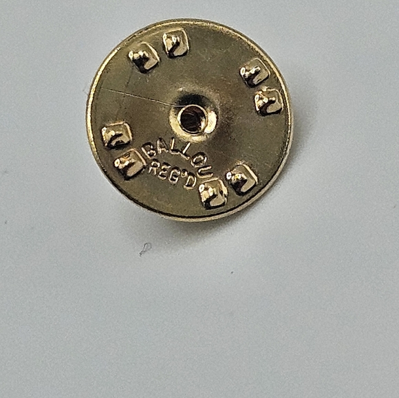 Helicopter Gold Tone Pin - Picture 4 of 4